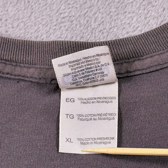 Y2K Sickboy Motorcycles Graphic T-Shirt Mens XL Skulls Sick Is Forever Brown - Picture 11 of 11